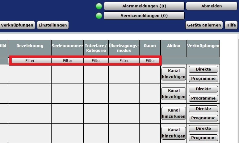 Quicktipp – Filter setzen in der CCU