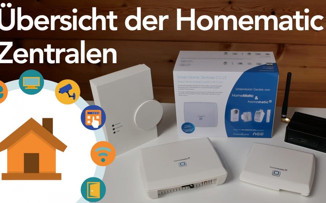 Homematic Zentralen im Überblick
